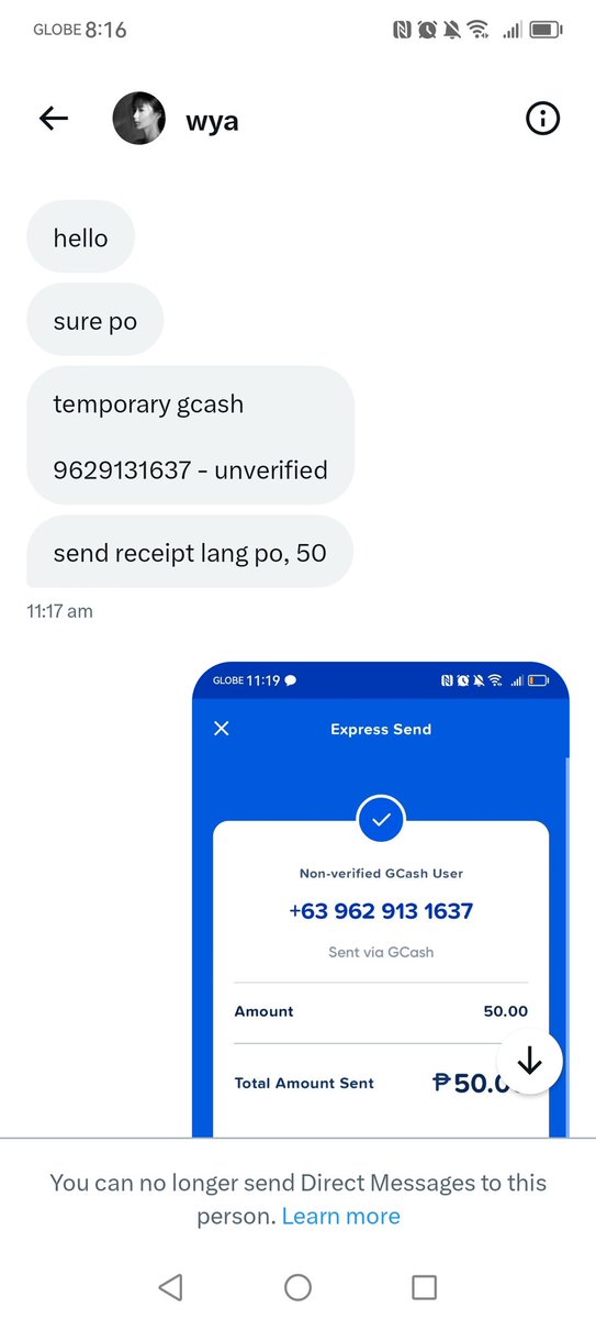 namusexybrain's tweet photo. POSTING FOR AWARENESS!

‼️SCAMMER ALERT‼️

@/wyafexx @/kxslov

Do not buy here any premium accounts. Scammer fr!! May pa vouch pa ng nalalaman. 50 pesos nalang isascam pa kawawa ka naman te awat mo yan. 

Wag na kayo tumulad sakin hahahahalol. 

‼️Premium acc ph https://t.co/amr315ozSg