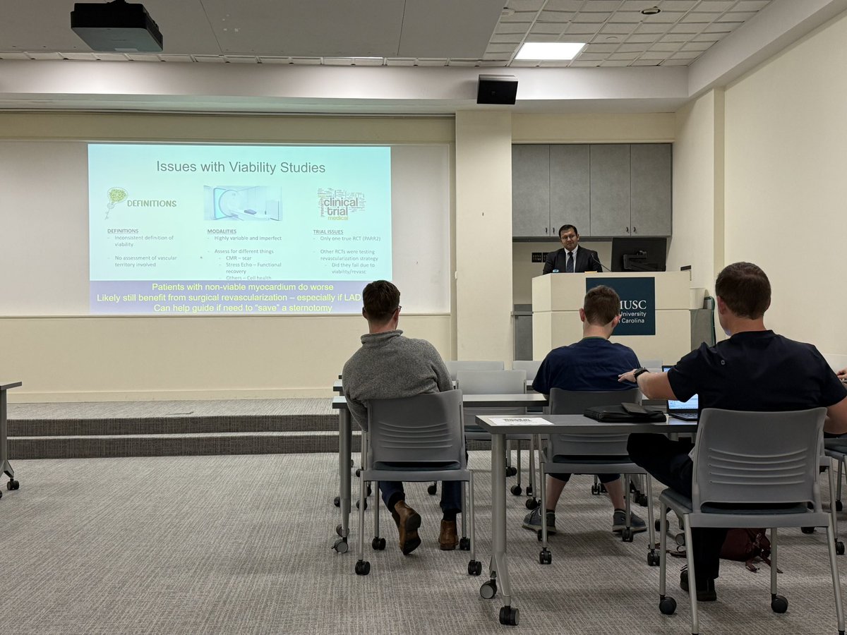 Juan Enciso, DO, MS (@juanencisodo) on Twitter photo Excellent Cardiology Grand Rounds about advanced imaging modalities for patients with Heart Failure with Dr. Vedant Gupta! Great discussion about appropriate use criteria for different imaging modalities! 🫀🖥️ 🎥 <a href="/MUSCCardFellows/">MUSC Cardiology Fellowship Programs</a> <a href="/Kentucky_Cards/">University of Kentucky Cardiology Fellowship</a> Excellent Cardiology Grand Rounds about advanced imaging modalities for patients with Heart Failure with Dr. Vedant Gupta! Great discussion about appropriate use criteria for different imaging modalities! 🫀🖥️ 🎥 <a href="/MUSCCardFellows/">MUSC Cardiology Fellowship Programs</a> <a href="/Kentucky_Cards/">University of Kentucky Cardiology Fellowship</a>