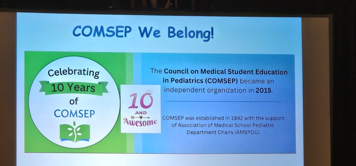 2025 <a href="/COMSEPediatrics/">COMSEP</a> kicking off in #Indy! 🌪 couldn't keep us apart! 🤪 Dr. Lavjay Butani kicking off our 🔟 yr anniversary by giving a 💜💜 presidential address on belonging &amp; becoming, &amp; the importance of sharing our gifts with the 🌎.