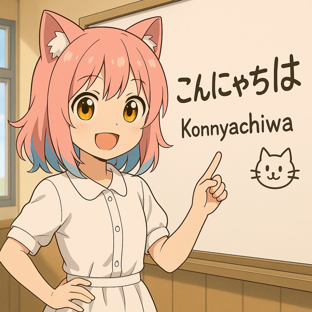 「こんにゃちは」の使い方

🐱こんにゃちは！きょうもげんきかにゃ？