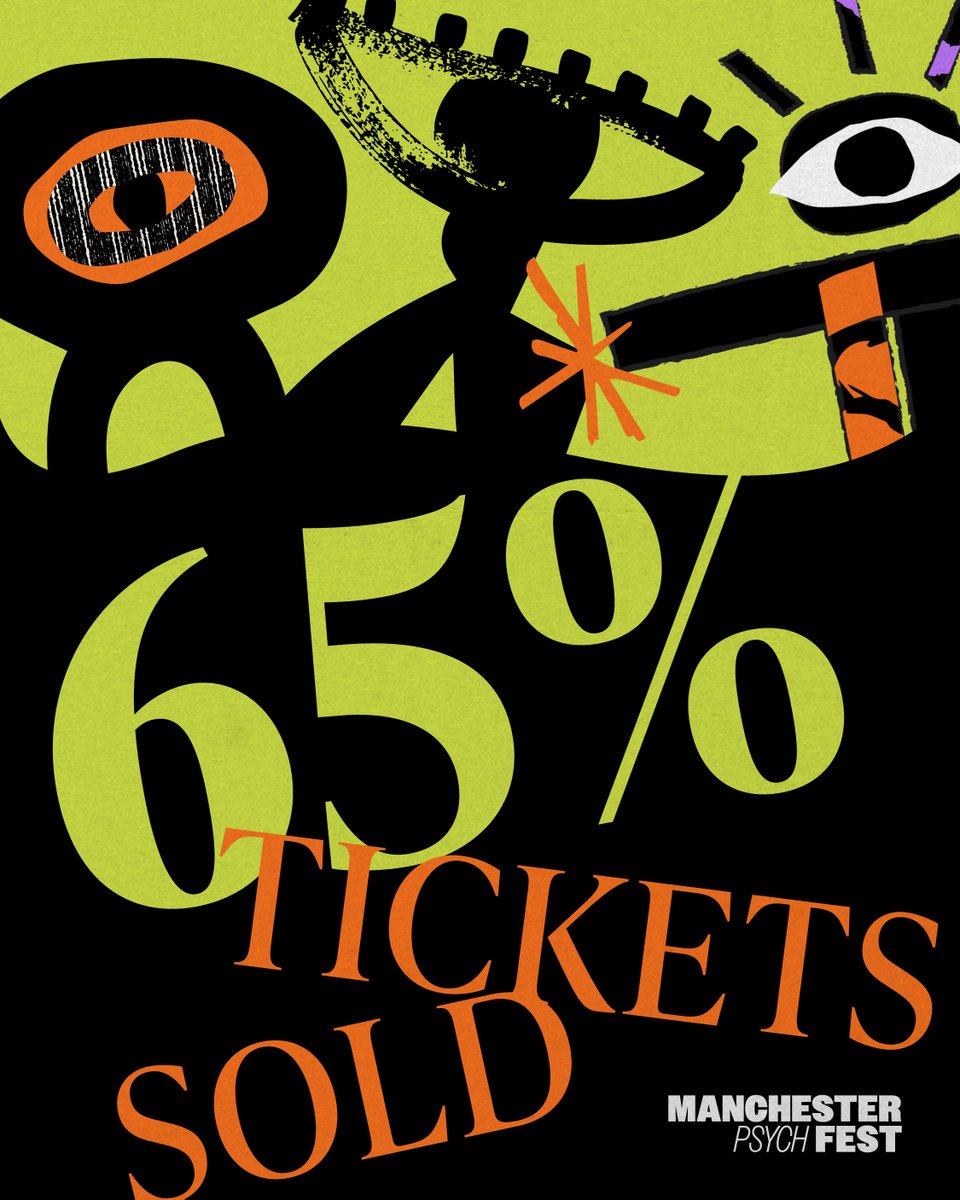 YES (@yes_mcr) on Twitter photo 65% of tickets for this years <a href="/mancpsychfest/">ManchesterPsychFest</a> have gone...
Act quick: manchesterpsychfest.com 65% of tickets for this years <a href="/mancpsychfest/">ManchesterPsychFest</a> have gone...
Act quick: manchesterpsychfest.com