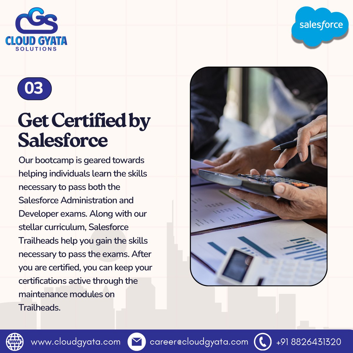 cloudgyata's tweet image. Cloud Gyata Solutions empowers your Salesforce career with hands-on projects, expert training, and certification prep. Start your journey to success today! 🚀 #SalesforceCareer #CloudGyataSolutions #CareerGrowth.