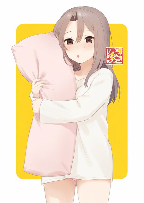 なかなかベッドに来ないからはやく寝ようよの催促をしにきた嫁の瑞鳳の絵 