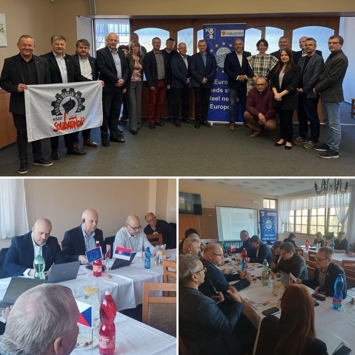 V Třinci jsem se účastnil dvoudenního setkání s představiteli slovenského <a href="/kovo_odbory/">KOVO Odborový zväz</a> a polské <a href="/Solidarnosc_/">NSZZ Solidarność</a> se zástupci zaměstnavatelů. Trápí nás všechny stejný problém, kterým je katastrofální situace v ocelářství a dalším průmyslu, který dusí pekelné ceny energií či emisní
