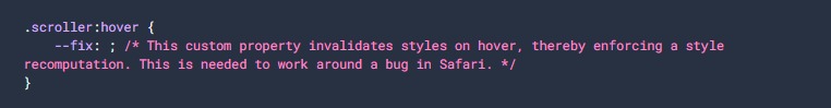 Gabixel_'s tweet photo. This is the funniest CSS hack I've read in a very long time.

https://t.co/TIA5VlCNCV https://t.co/MX9fNyY2iS