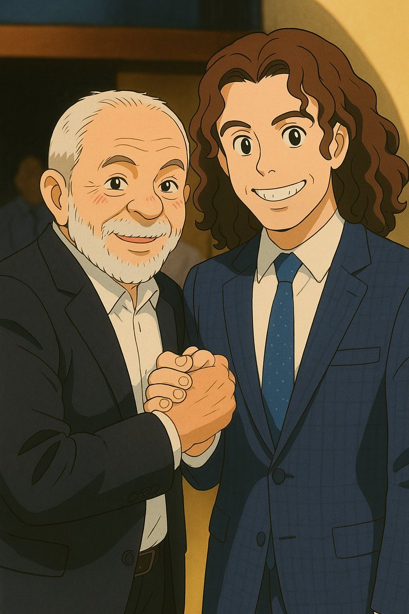 Na noite de ontem tive a honra de reencontrar o nosso presidente @lulaoficial e tratar de temas que estarão sendo discutidos em benefício do Brasil.