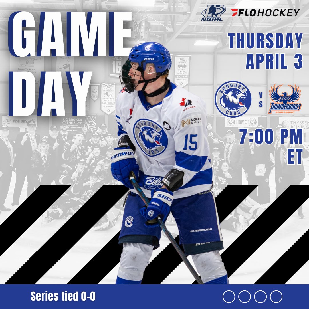 CubsNOJHL's tweet photo. Ready for Round 2! 👊🏼 

📍: Countryside Sports Complex 
🗓️: April 3
⏰: 7:00 PM
🆚: Soo Thunderbirds 
🎟️: $20 Adults | $15 Student + Seniors | $10 Children 
📺: FloHockey 

#BearWitness #CubsCountry #NOJHL #BearDown #gameday #roundtwo #rematch https://t.co/IQsOmgh2Wb