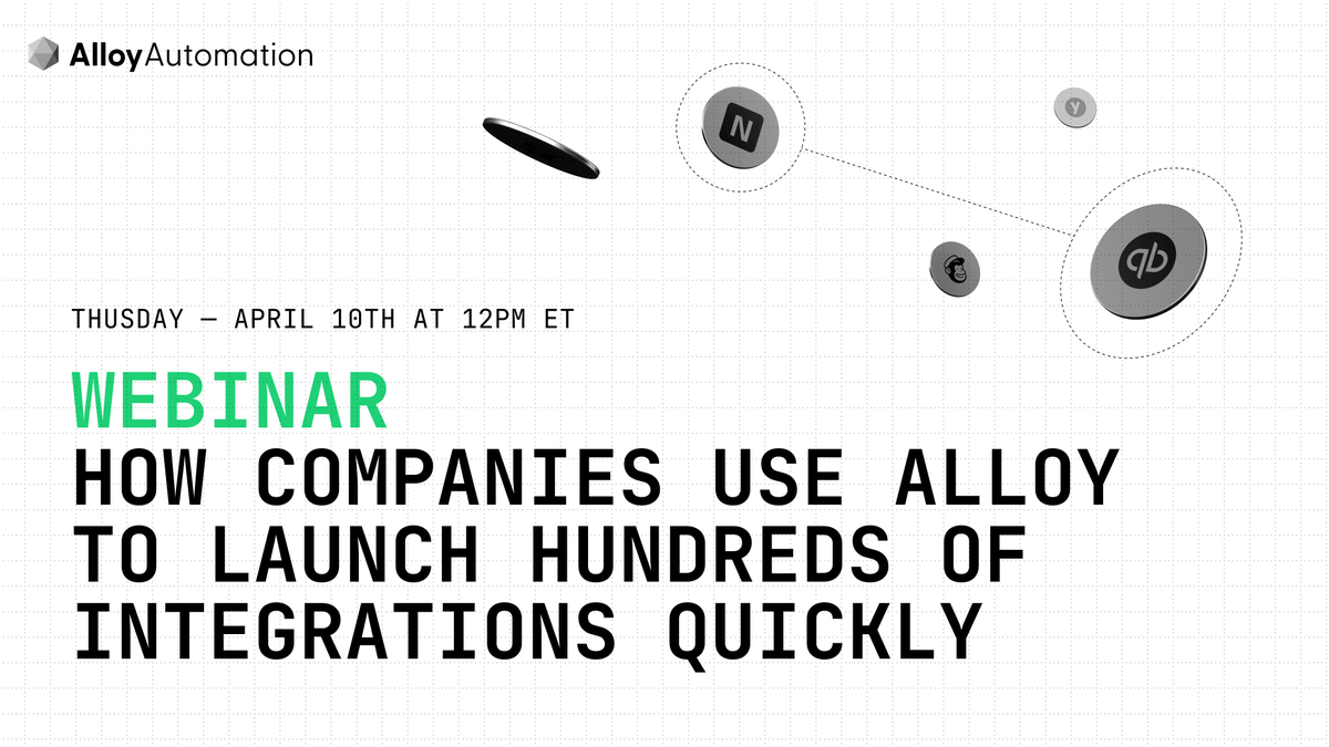 Companies using Alloy save 2,000+ hours annually by automating finance tasks like AP/AR reconciliation, journal entries, and more. 

Join us next Thursday to learn how Alloy is powering finance automation for teams.

Hit that Register button now!👇
bit.ly/4iPTDvk
