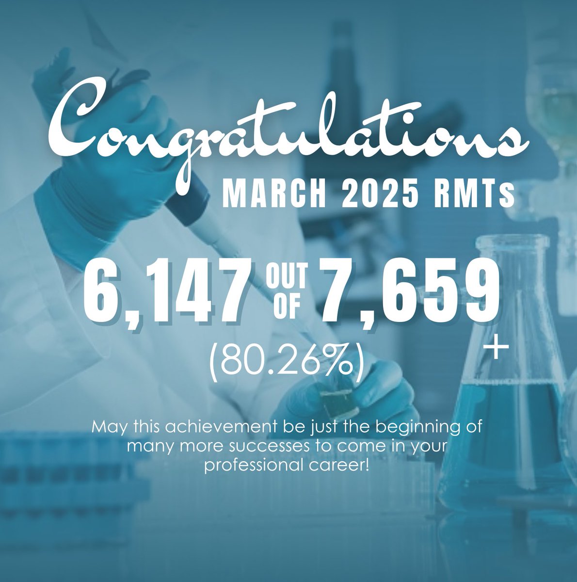 Congratulations to all RMTs! All those study sessions and caffeine-fueled nights. Totally worth it! Here's to a bright future ahead!

To those who didn’t make it this time, please know that this setback does not define your future. Your hard work will pay off in due time. PUHON!