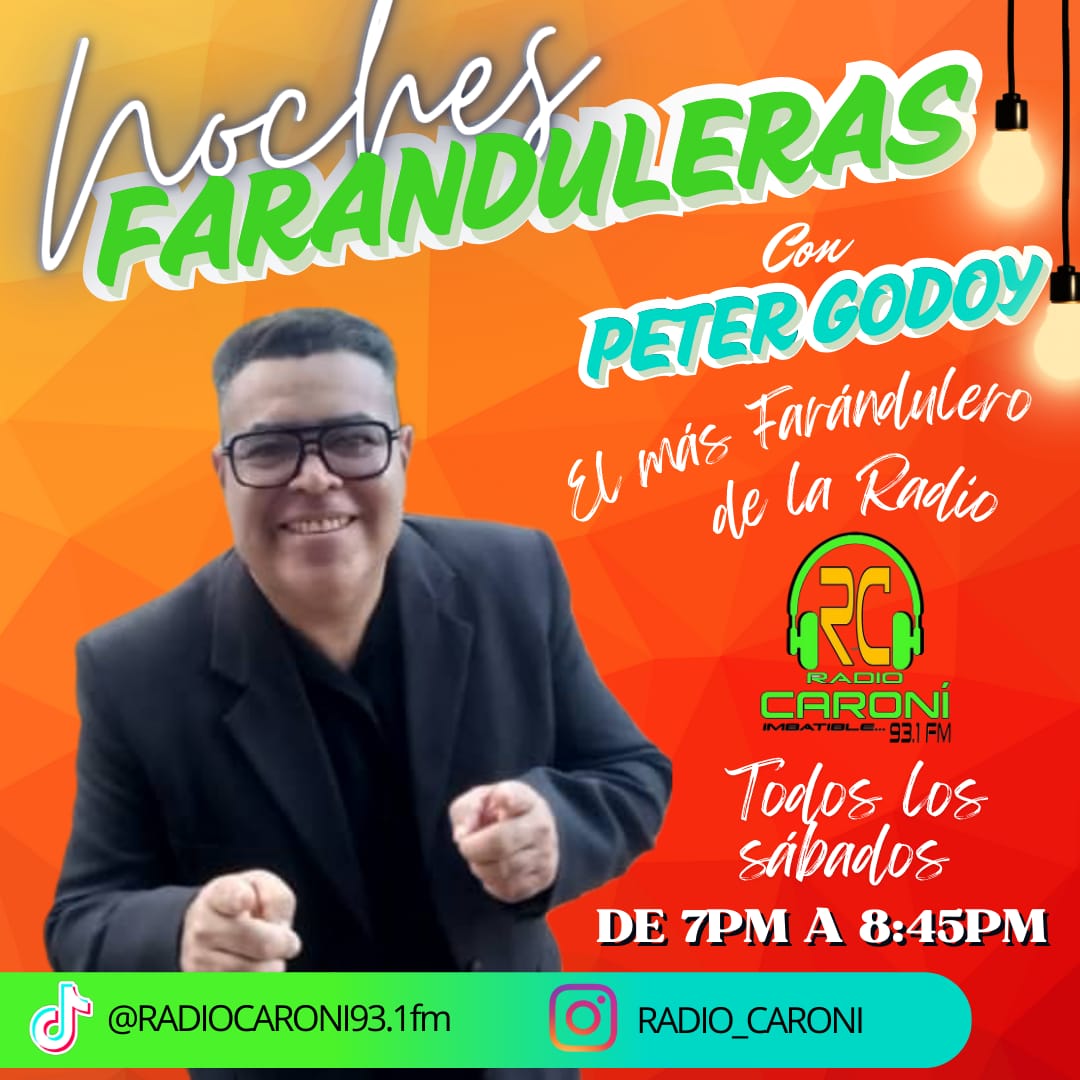 PataconPicante's tweet photo. #sintoniza todos los sábados NOCHES FARANDULERAS con PETER GODOY #imbatible desde las 7 PM a 8:45 PM con la mejor orientación farandulera, premios y algo más con la mejor música... https://t.co/ZR1b0jSSiG