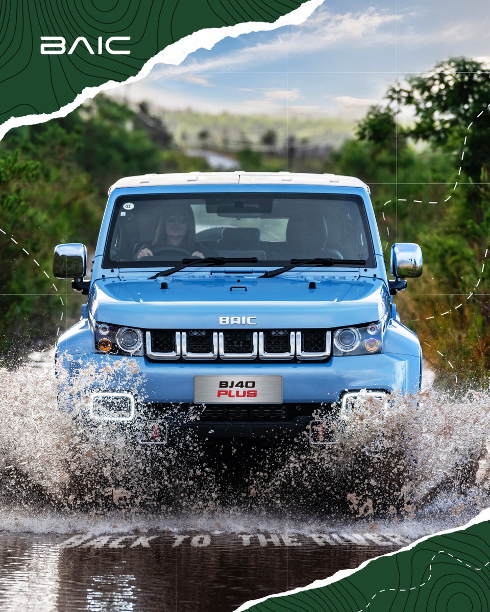baicglobal's tweet photo. No terrain too tough, no adventure too bold. BJ40 PLUS takes on mountains, rivers, and the wild with unstoppable off-road power.
#BAIC #BAICENJOYRIDE #BJ40PLUS #offroad https://t.co/4GlQubyV6U