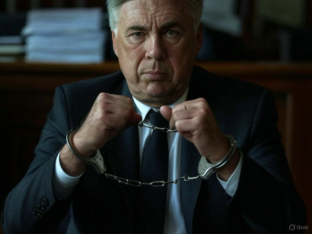 EditionMerengue's tweet photo. 🚨 4 ans et 9 mois de prison sont requis contre Carlo Ancelotti pour fraude fiscale. @AFP https://t.co/fFTVvyEQ9u