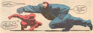 Fred58556104's tweet photo. @Heromytop @Moistc0mics Buck Cashman in the comics is also known as the assassin named Bullet. He is known for charging towards people to attack, not dissimilar to a bullet. https://t.co/tQOnWUycL1