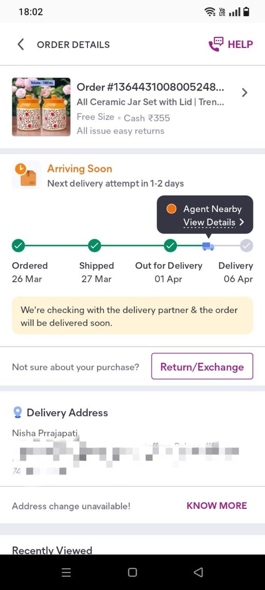 ManishChakarab2's tweet photo. @meesho_support 
Hello Mesho, my parcel is out of delivery since April 1 and has not been delivered yet. When I spoke to the delivery person, he was making excuses of shortage of staff. Did I make a mistake by ordering from Meesho ? https://t.co/RPHedfdR9j