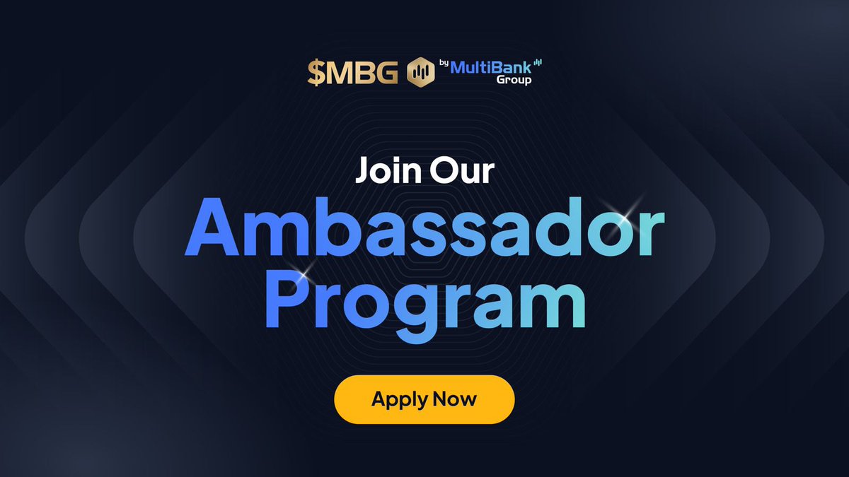 Miss.ayo.artss (@madamayo_) on Twitter photo 🚨 BIG NEWS!
<a href="/multibank_io/">MultiBank.io</a> is on the hunt for Ambassadors! 🎉
Why Join?
Be part of a trusted & regulated global financial leader with 17+ licenses
Enjoy exclusive perks & rewards
Help spread the word about $MBG and its cutting-edge ecosystem
Grab link below and apply NOW!⬇️ 🚨 BIG NEWS!
<a href="/multibank_io/">MultiBank.io</a> is on the hunt for Ambassadors! 🎉
Why Join?
Be part of a trusted & regulated global financial leader with 17+ licenses
Enjoy exclusive perks & rewards
Help spread the word about $MBG and its cutting-edge ecosystem
Grab link below and apply NOW!⬇️