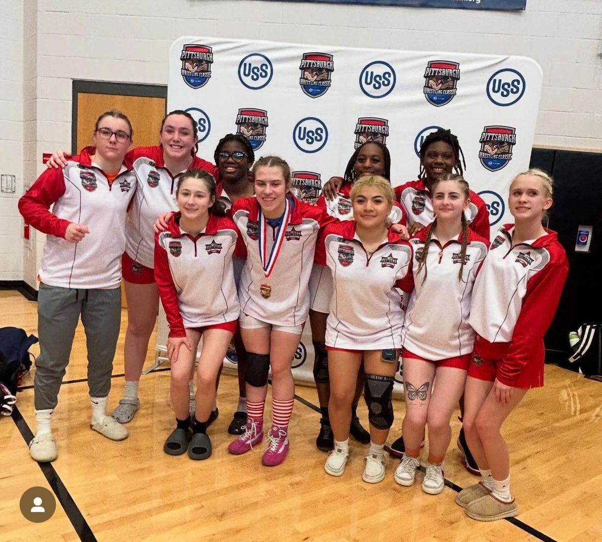 Samantha Goworek finished up her fantastic senior season by wrestling at the WPIAL Pittsburgh Classic as part of Team NJ. She was selected to participate on this All Star team at the end of the wrestling season.