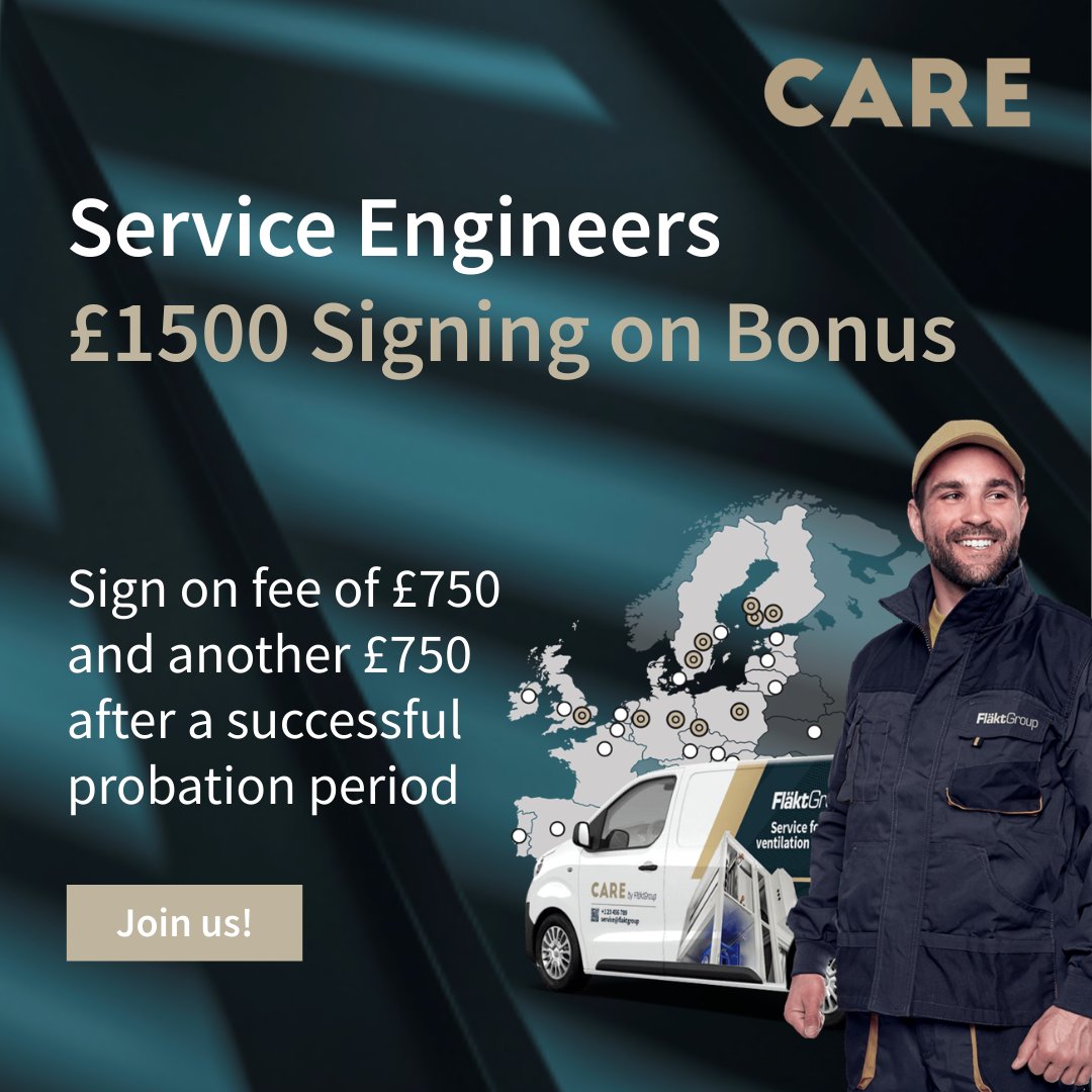 🚨 We’re Hiring Engineers! 🚨

Ready to take the next step in your career? Join FläktGroup, a leader in innovative air solutions!

Email you CV to recruitmentuk@flaktgroup.com

#Hiring #EngineerJobs #CareerOpportunity #FläktGroup