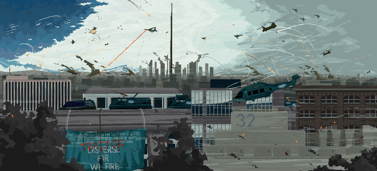 amanetate10945's tweet image. “The Fall of Presidia,” better make my place in it.”
#pixel #pixelart #ドット絵 #projectwingman