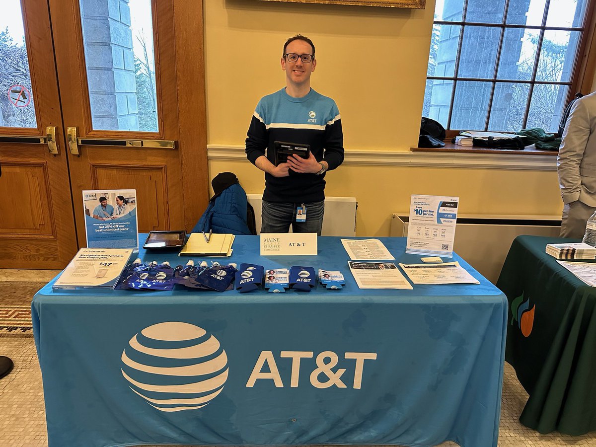 It may be pouring rain out, but nothing can stop Dan and I from attending Business Day at the Maine State House! Many great businesses attending! #att #lifeatatt #OurNE <a href="/TheNEStates/">Northeast States</a> <a href="/JamesCrowderNE/">James Crowder</a> <a href="/ATT/">AT&T</a>