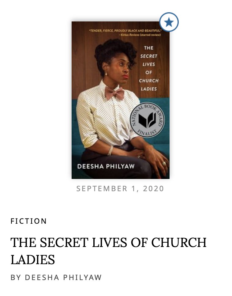 Derek Krissoff (@derekkrissoff) on Twitter photo Stick at this work long enough and you'll see titles you acquired show up on lists for Book of the Day, Books of the Year, and maybe Books of the Century. Congrats to <a href="/DeeshaPhilyaw/">Deesha Philyaw</a>, whose "Secret Lives of Church Ladies" makes the Kirkus 21st Century list: kirkusreviews.com/fiction/best-c… Stick at this work long enough and you'll see titles you acquired show up on lists for Book of the Day, Books of the Year, and maybe Books of the Century. Congrats to <a href="/DeeshaPhilyaw/">Deesha Philyaw</a>, whose "Secret Lives of Church Ladies" makes the Kirkus 21st Century list: kirkusreviews.com/fiction/best-c…
