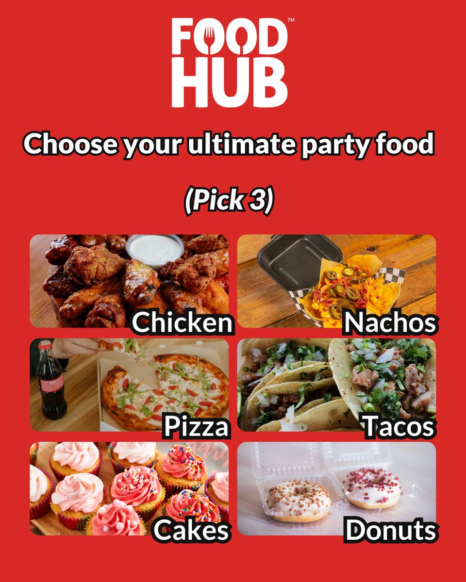 FoodhubUK's tweet image. It's #WorldPartyDay Today! 🎉

We're asking you what your ultimate party feast is? 🌮🍩

Planning something soon? Check out the Foodhub app to see what party favourites you can find! 🤩

#Foodhub #CheaperonFoodhub #PartyTime