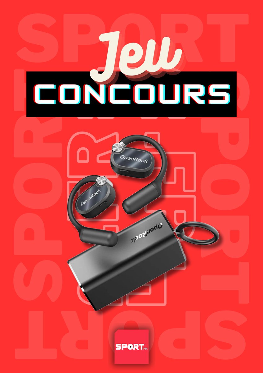 FilSport's tweet photo. #CONCOURS 🎁 Remportez les superbes écouteurs à conduction par air OpenRock X 🤩

Pour participer :
🔴 RT ce post
🔴 Suivre @FilSport
 
👉🏼 Insta et FB pour plus de chances  

TAS le 10/04 🍀
https://t.co/zTeOsxeeM4 https://t.co/UkIL2YbjM8