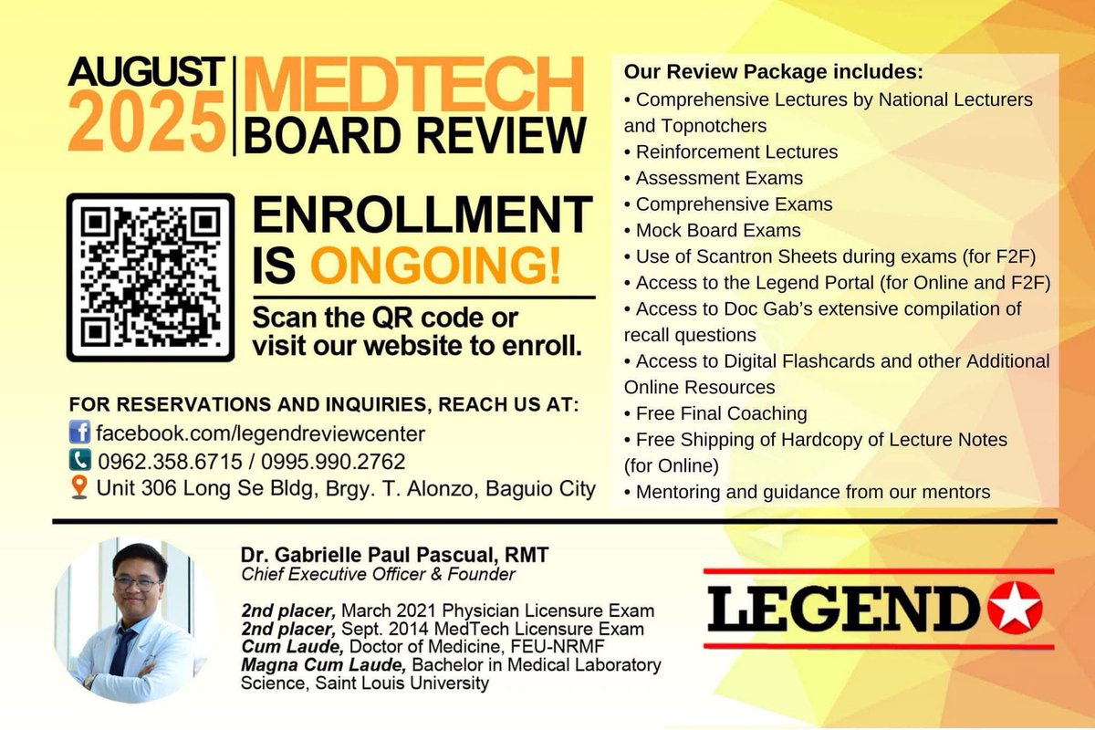 LegendReviewPH's tweet photo. ✨Enrollment in our August 2025 MTLE Review is ONGOING! Please visit this link for more details: https://t.co/Ft7QSD9Y2q 

#TeamLegend #TeamToBeat #March2025MTLE #LegendBaguio #LegendManila #LegendPampanga #LegendDavao #LegendOnline https://t.co/4QfTpSTr3j