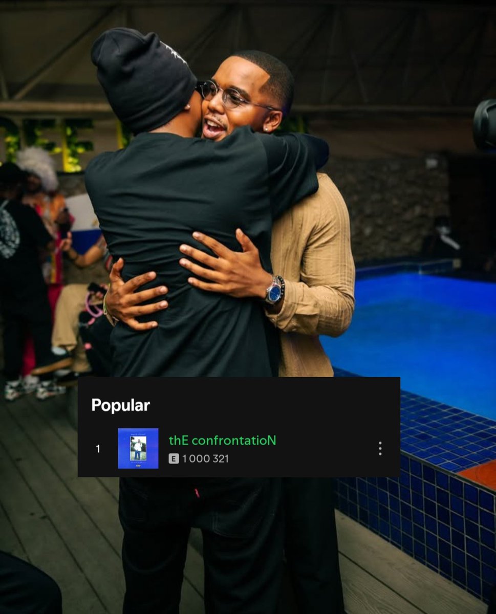 Another day another million streams for the Blue Tape.
<a href="/reece_youngking/">A-REECE.</a> <a href="/OriginalJayJody/">JAY JODY ⚡️</a> <a href="/IceManBeatzz/">♋</a> well deserved gents and to many more🥂.
<a href="/SpotifyAfrica/">Spotify Africa</a>