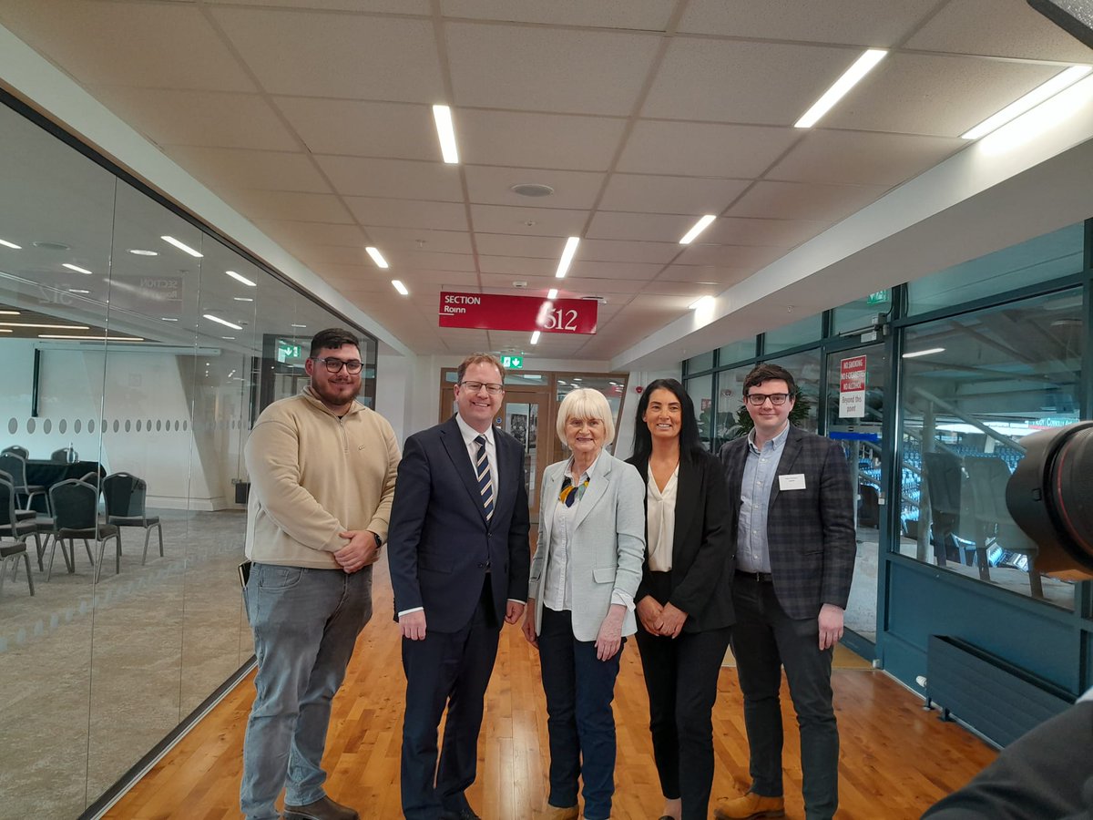 Great to get the opportunity to speak to Minister <a href="/lawlessj/">James Lawless</a> and Minister <a href="/MarianHarkin/">Marian Harkin</a> about improving financial supports for adult learners today at the <a href="/DeptofFHed/">Department of Further and Higher Education</a> Cost of Education event- great to hear the Minister's commitment to lowering the cost of education <a href="/aontas/">AONTAS</a>