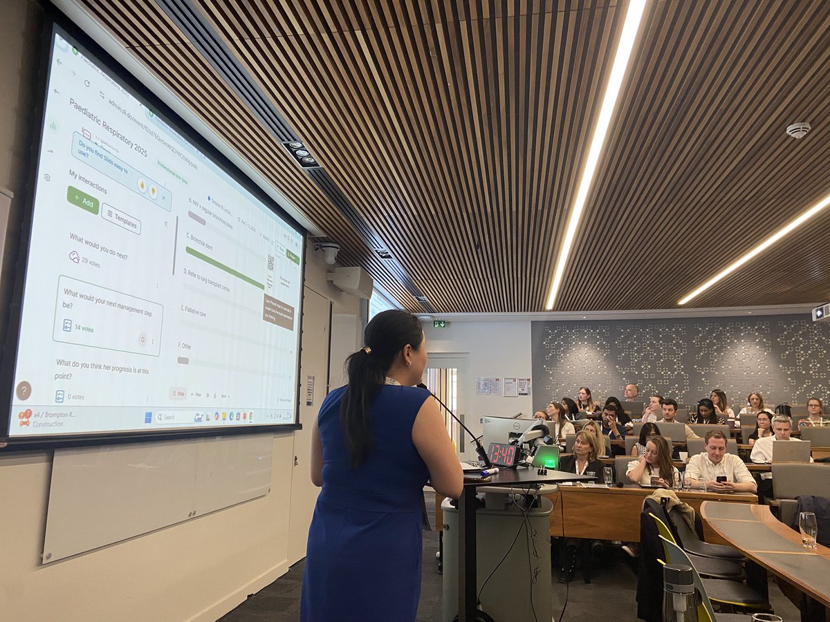 LondonPaedResp's tweet image. Come join our interactive friendly case quiz session in LT1 with Prof Jane Davies, Dr Gary Ruiz @domhughesy & @harmankat helping explore the questions they raise.