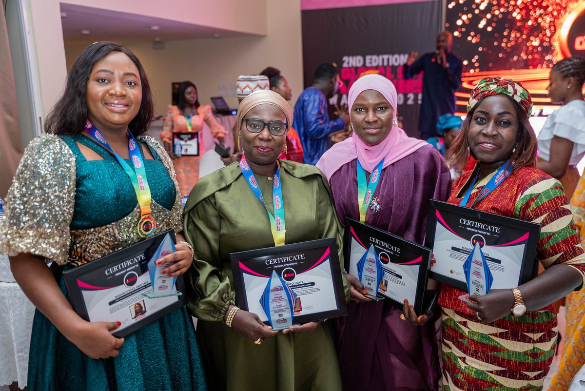 stateofmic's tweet photo. Celebrating Women’s Excellence at the 2025 Global She Achievers Awards! 

Yesterday, The Business Executive Group proudly hosted the 2025 Global She Achievers Awards in Banjul! 

This prestigious event is dedicated to honoring extraordinary women from around the world, recognizing their remarkable achievements across various fields. The Global She Achievers Conference and Awards serves as a platform for inspiring women to connect, share experiences, and exchange expertise, fostering a stronger cultural, political, and socio-economic environment for women globally.

A huge congratulations to all the phenomenal women making a difference!