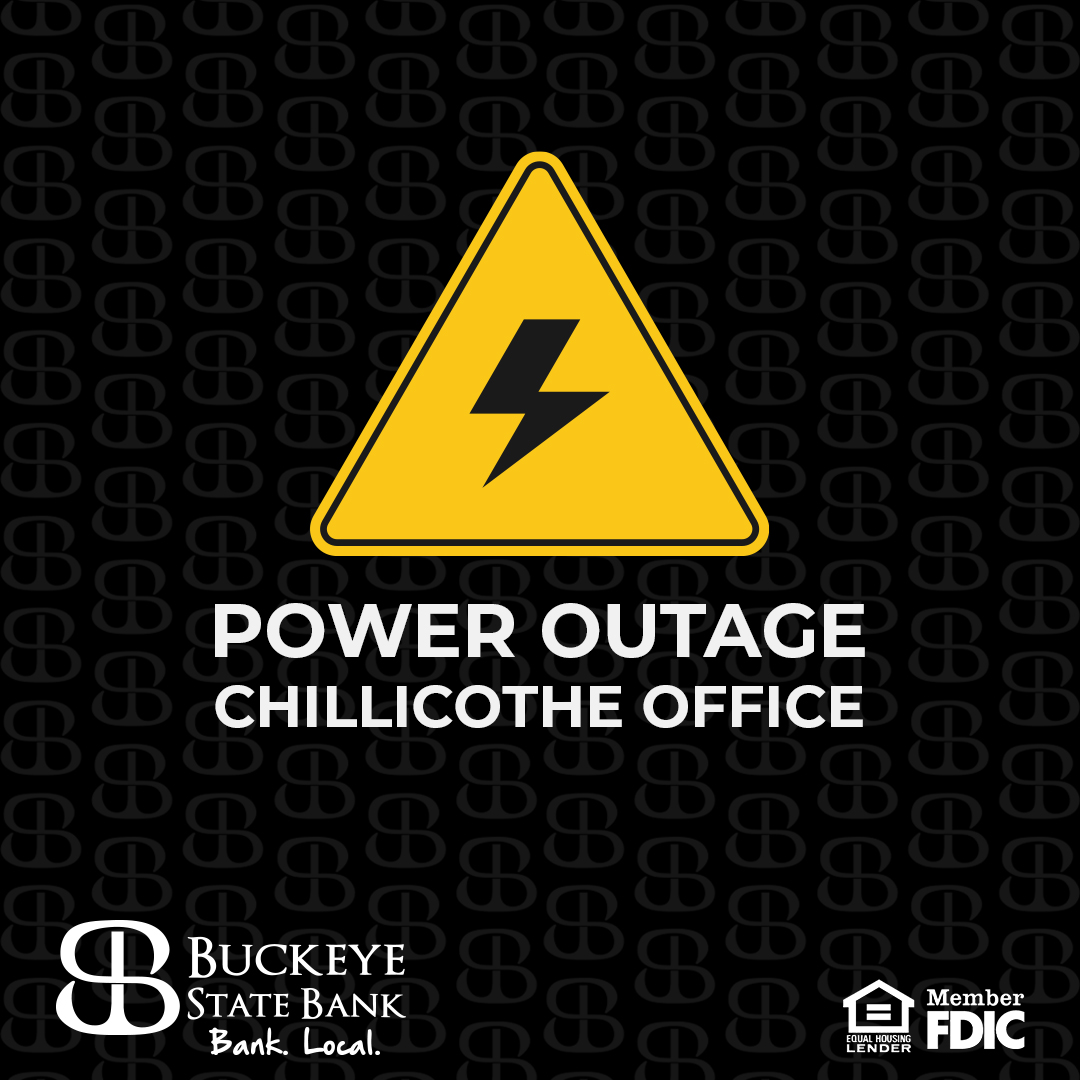 Our Chillicothe office is temporarily closed due to a power outage. We will provide an update when power is restored.