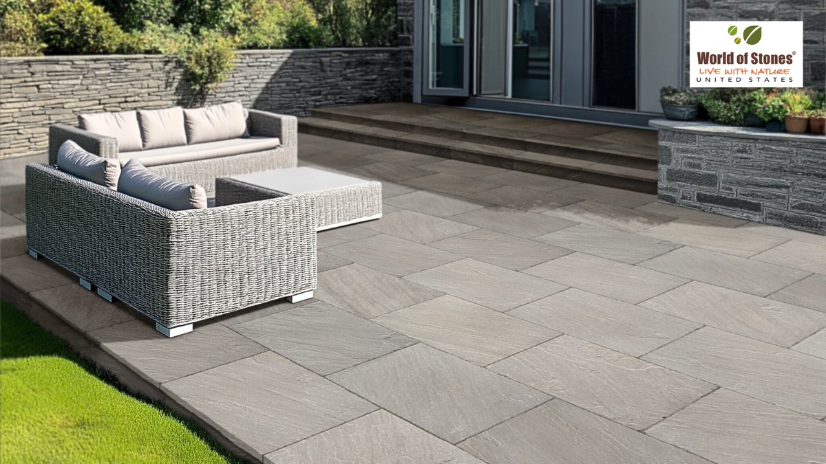 WorldoStonesUSA's tweet image. Rustic charm meets refined #outdoorliving.

#CastleGrey from the #PremiaCollection features handcut edges and natural cleft texture—perfect for #patios, #terraces &amp;amp; more.

📩 Contact us today!
🌐 worldofstonesusa.com

#WorldOfStonesUSA #PavingSolutions #OutdoorLiving