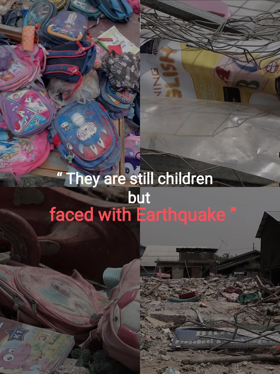 This news broke my heart .🥺

JUNTA ATTACKS POST QUAKE
#DisasterInMyanmar