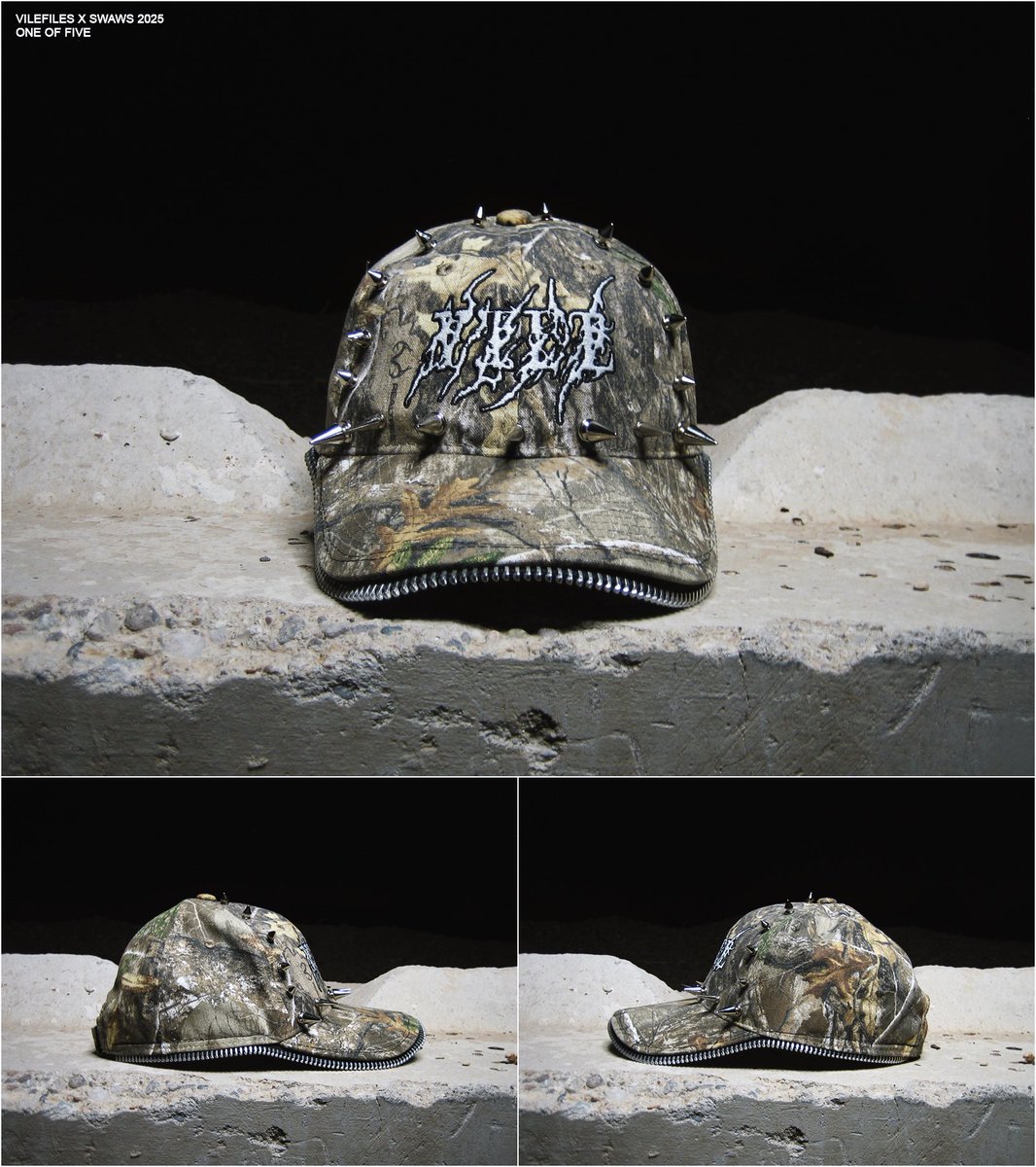 vilefiles's tweet photo. vf x swaws
custom embellished camouflage caps
available online now - https://t.co/mOELcitFet https://t.co/mmdBJq1flo
