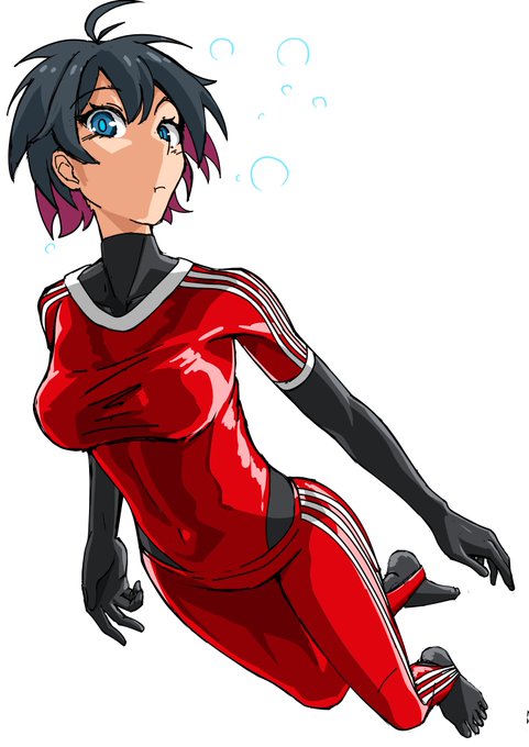 おひさし練習。
思い化してみると水中構図って難しいから敬遠してたけど、今ではある程度描けるようになったのかも(゜゜) 