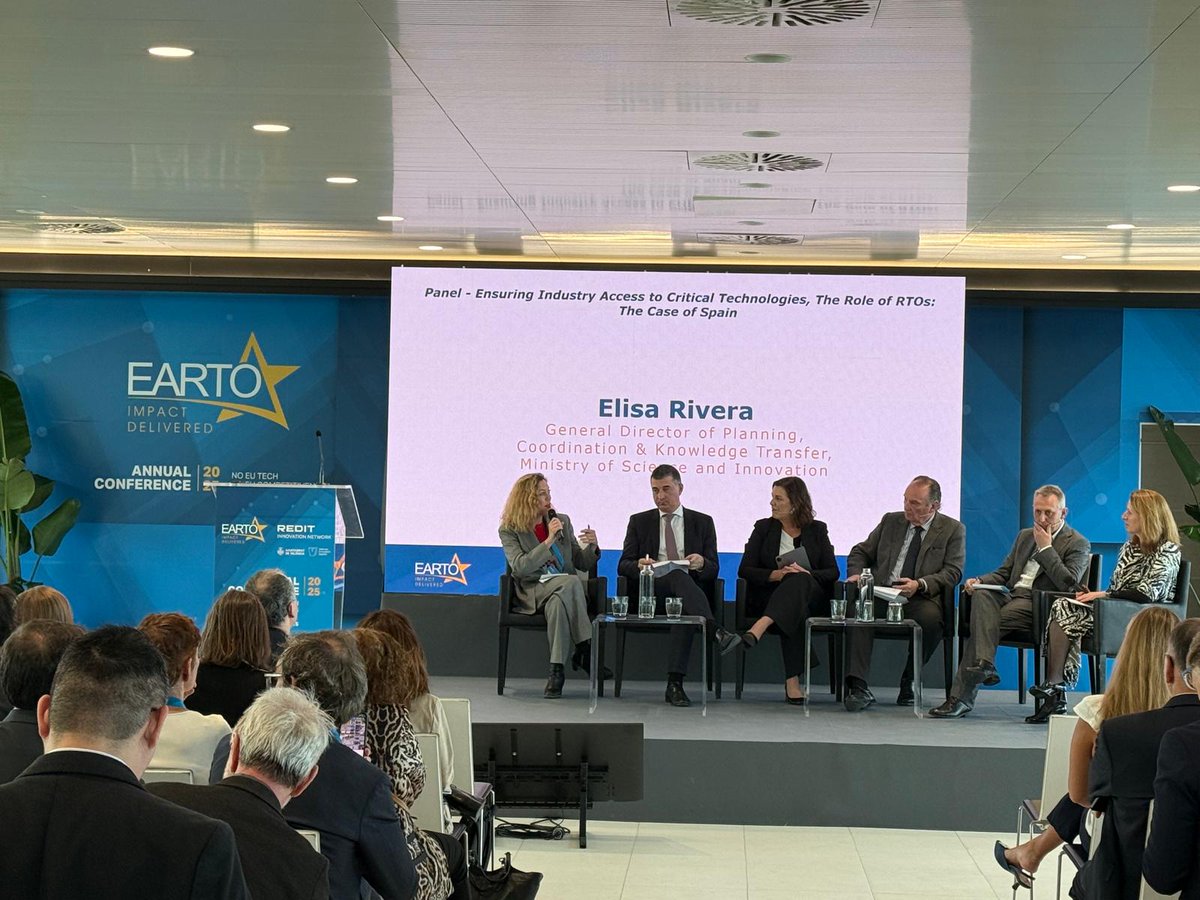 💡 Interesting quotes from Elisa Rivera, General Director of Planning, Coordination &amp; Knowledge Transfer, Ministry of Science and Innovation 🇪🇸 at #EARTOAC2025