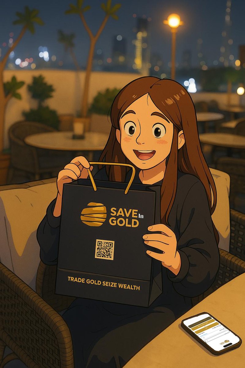 SaveInGoldUAE's tweet photo. "Saving in Gold, ✨"

Treasures aren’t just gold—they’re moments that shine forever. Here’s to holding on to what truly matters, Ghibli-style. 💛

#SavingInGold #Ghibli #Ghiblistyle #GhibliVibes #GoldenMoments https://t.co/KTz1GQwraa