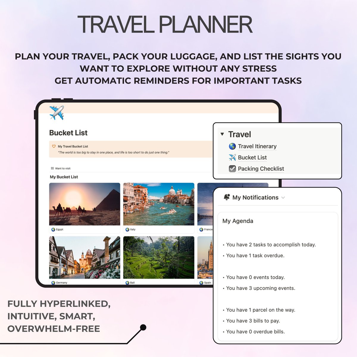 UsefulPlanner_'s tweet image. Summer is coming, so I added a travel planner to the newest Notion Life Planner I made.  
#travelplanner #notion #notionplanner 
Product link ----&amp;gt; usefulplanner.com/products/ultim…