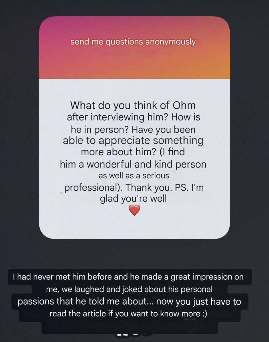 _FriendUnfriend's tweet photo. Ve la Do lo La Cina. E Anche L'Asia
FB Stories Update
Can't wait for Ohm's interview! It's going to be interesting! 🧡🧡🧡
#ohmpawat https://t.co/k6GkNF79zZ