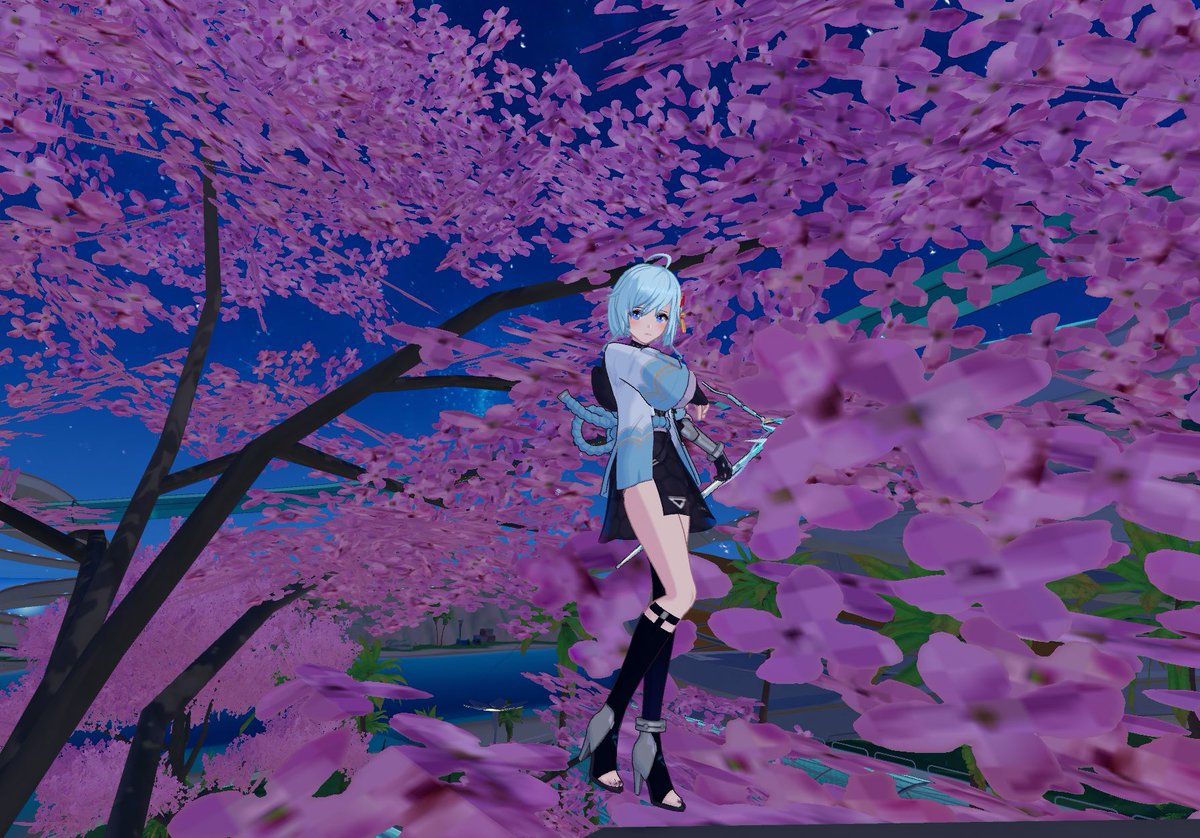 ショートヘアの見納め🌸🌃