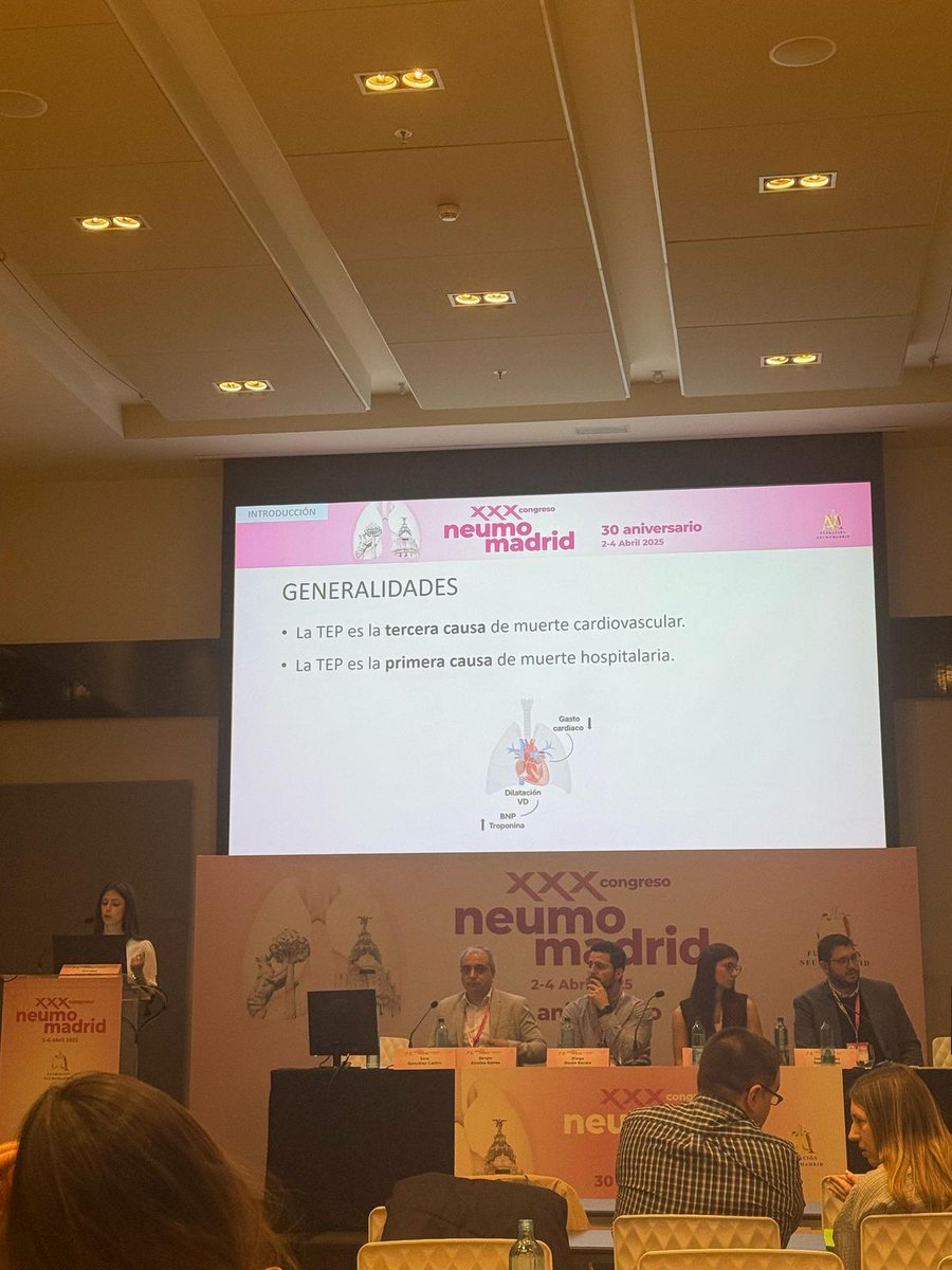Magnífica participación de la Dra Solier en la mesa se EPOC y los Dres. Tenes y González en TEP e HTP <a href="/saraglezcastro/">Sara González Castro</a>