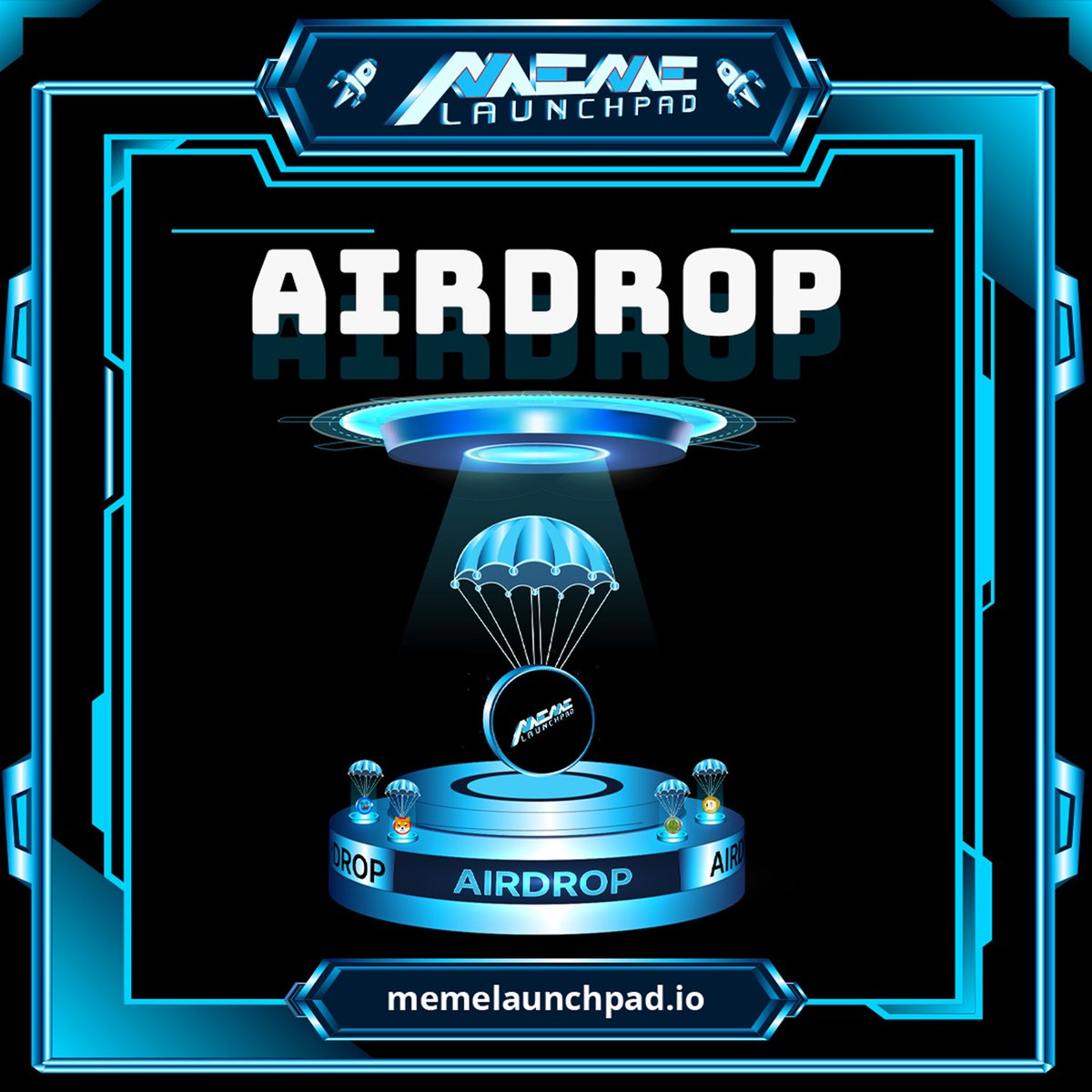 Meme Launchpad (@meme__launchpad) on Twitter photo Should there be an airdrop campaign for $MLP Token?
If your answer is yes, here’s your chance to win $35 worth of $MLP!
How to join:
✅ Follow Meme Launchpad
🔁 Retweet this tweet
👥 Tag a friend
📩 Drop your BEP-20 wallet address in the comments
Reward: You’ll receive $35 Should there be an airdrop campaign for $MLP Token?
If your answer is yes, here’s your chance to win $35 worth of $MLP!
How to join:
✅ Follow Meme Launchpad
🔁 Retweet this tweet
👥 Tag a friend
📩 Drop your BEP-20 wallet address in the comments
Reward: You’ll receive $35