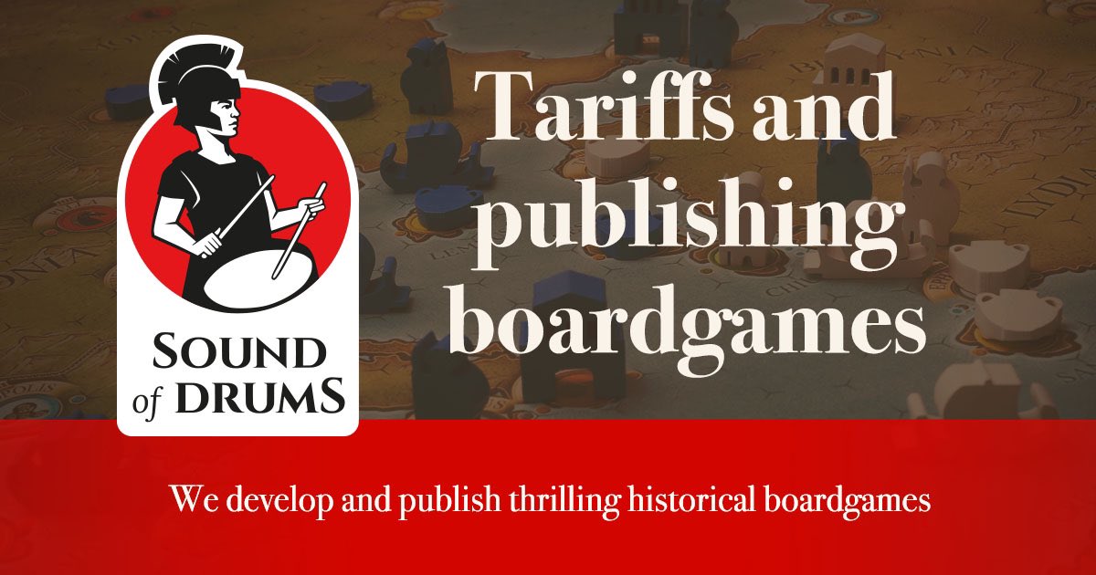Tariffs and how we manage that they don’t have any impact on our gaming friends in the US. 

Read our blog! 

soundofdrumsgames.com/blog/