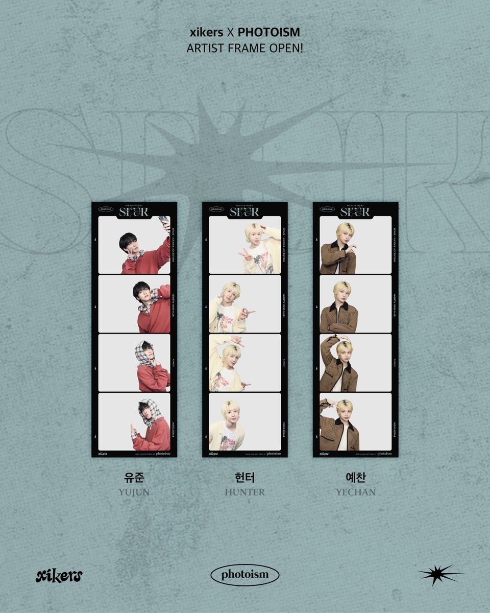 Photoismchile's tweet photo. PHOTOISM X xikers }

El marco de xikers  se lanzará en photoism para celebrar el lanzamiento de su 5to Mini Album [HOUSE OF TRICKY : SPUR]

Toma fotos y crea recuerdos especiales con el marco de fotos de xikers  en todas las tiendas de Photoism desde 5/4/2025 - 2/6/2025 (KST) https://t.co/euo17ChGzj