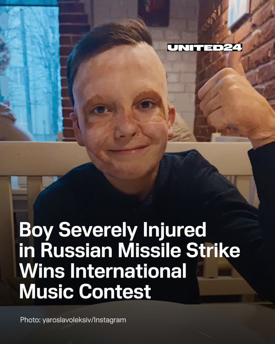 At 7, Roman lost his mother to a Russian missile and suffered life-threatening injuries. Doctors doubted he’d survive, let alone walk.

Today, he competes in dance and music. 

(1/8)