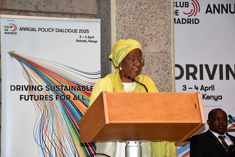 ODG_UNON's tweet image. "Financing for sustainable development is not optional – it is an imperative." says @ZainabHawa at the Opening Session of the Club de Madrid Annual Policy Dialogue 2025 where global leaders unite to drive solutions for a sustainable future.💡 #Financing4Development
#APD25
