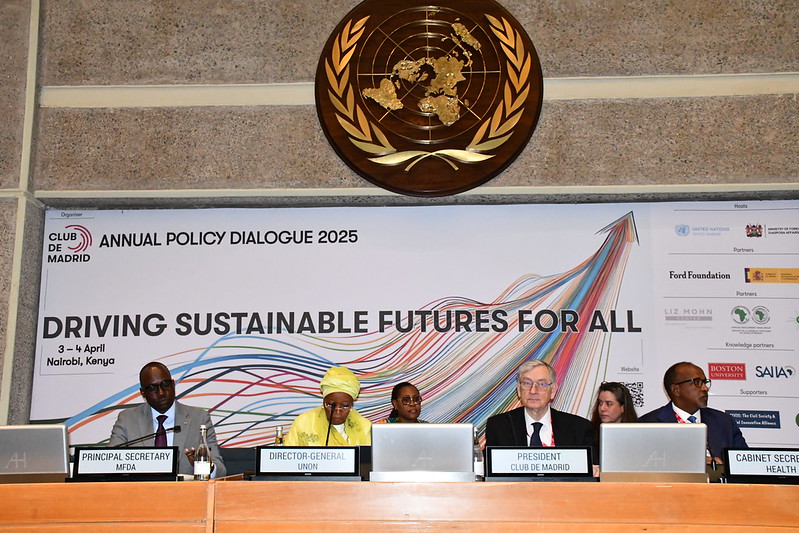 ODG_UNON's tweet image. "Financing for sustainable development is not optional – it is an imperative." says @ZainabHawa at the Opening Session of the Club de Madrid Annual Policy Dialogue 2025 where global leaders unite to drive solutions for a sustainable future.💡 #Financing4Development
#APD25
