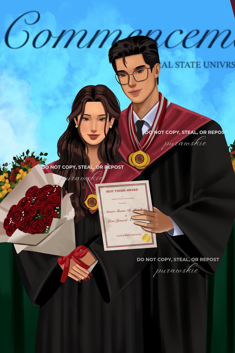 _mariebisco's tweet image. Bachelor of Science in Psychology

Mendoza, Amari Sloane D.
🏅Magna Cum Laude
🎖️Best Thesis
🎖️Dean&apos;s Award
🎖️Academic Scholar

Zamora, Leon Ysmael A.
🏅Summa Cum Laude
🎖️Best Thesis
🎖️President&apos;s Award
🎖️Academic Excellence Award 

✍🏻📖: @inksteadywp
🎨🖌️: @h3yjules