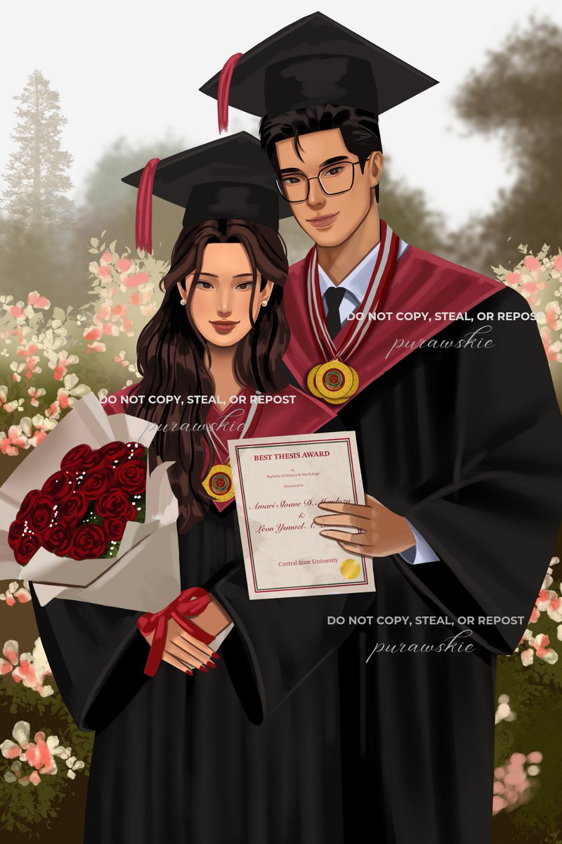 _mariebisco's tweet image. Bachelor of Science in Psychology

Mendoza, Amari Sloane D.
🏅Magna Cum Laude
🎖️Best Thesis
🎖️Dean&apos;s Award
🎖️Academic Scholar

Zamora, Leon Ysmael A.
🏅Summa Cum Laude
🎖️Best Thesis
🎖️President&apos;s Award
🎖️Academic Excellence Award 

✍🏻📖: @inksteadywp
🎨🖌️: @h3yjules